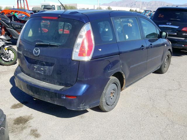 JM1CR293X90343066 - 2009 MAZDA 5 BLUE photo 4