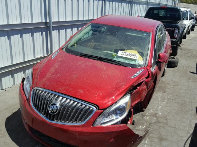 1G4PR5SK0F4200017 - 2015 BUICK VERANO CON RED photo 2