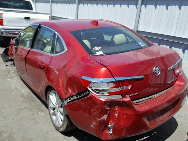 1G4PR5SK0F4200017 - 2015 BUICK VERANO CON RED photo 3