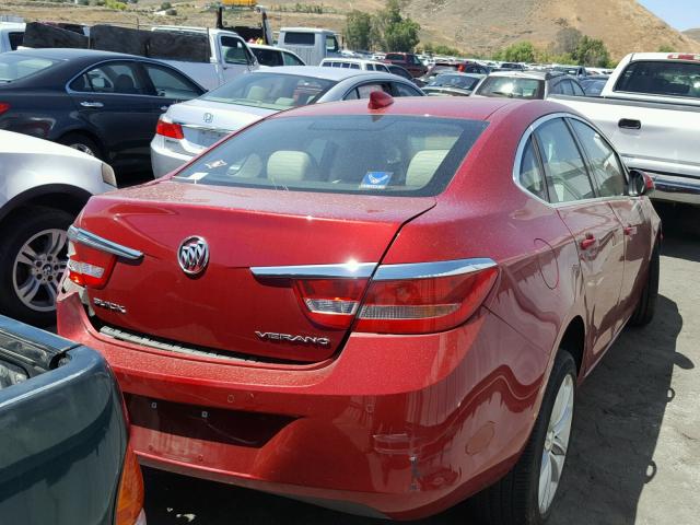 1G4PR5SK0F4200017 - 2015 BUICK VERANO CON RED photo 4