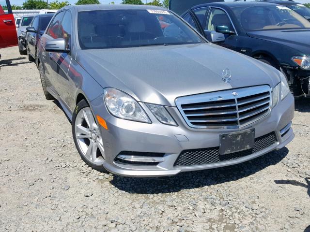 WDDHF5KB5DA673286 - 2013 MERCEDES-BENZ E 350 SILVER photo 1