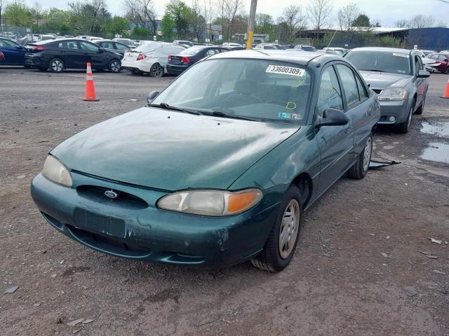 1FAFP13P1XW216571 - 1999 FORD ESCORT SE GREEN photo 2