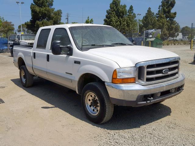 1FTSW31F21EA56926 - 2001 FORD F350 SRW S WHITE photo 1