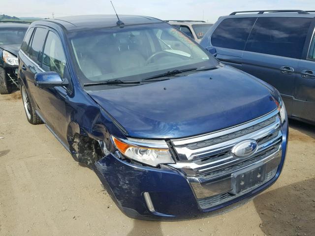 2FMDK3KC6CBA30560 - 2012 FORD EDGE LIMIT BLUE photo 1