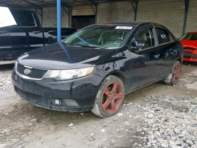 KNAFU4A2XA5849382 - 2010 KIA FORTE EX BLACK photo 2