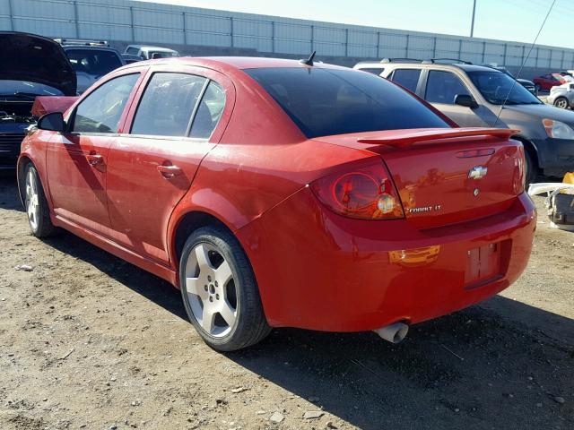 1G1AF5F59A7120075 - 2010 CHEVROLET COBALT 2LT RED photo 3