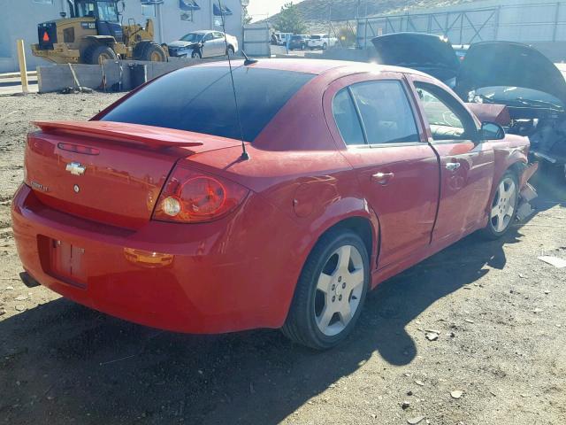 1G1AF5F59A7120075 - 2010 CHEVROLET COBALT 2LT RED photo 4