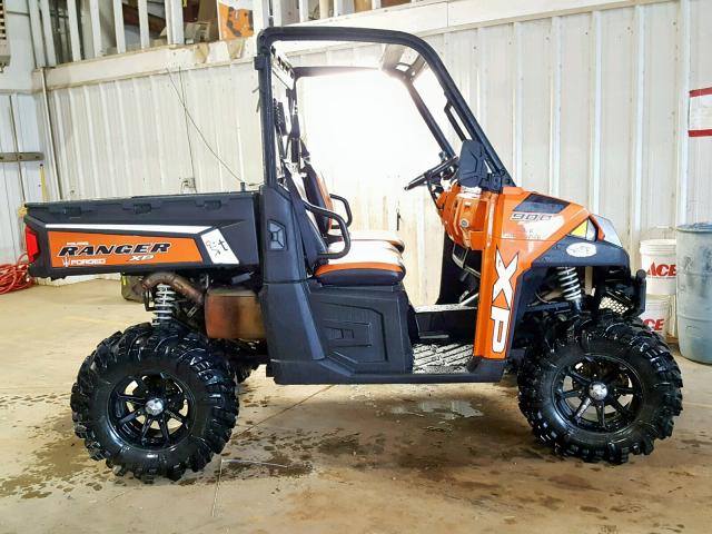 4XAUH88A9DB627044 - 2013 POLARIS RANGER 900 ORANGE photo 9