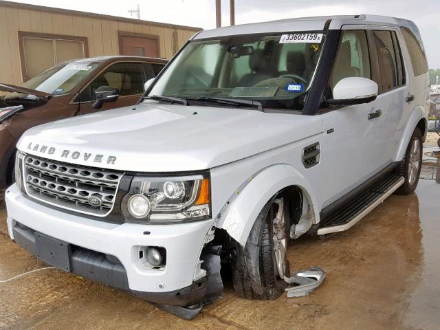 SALAG2V62GA786390 - 2016 LAND ROVER LR4 HSE WHITE photo 2