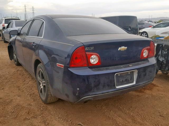 1G1ZA5EK6A4138091 - 2010 CHEVROLET MALIBU LS BLUE photo 3