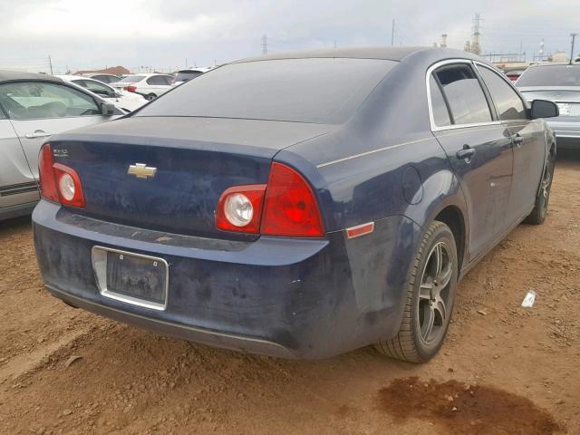 1G1ZA5EK6A4138091 - 2010 CHEVROLET MALIBU LS BLUE photo 4