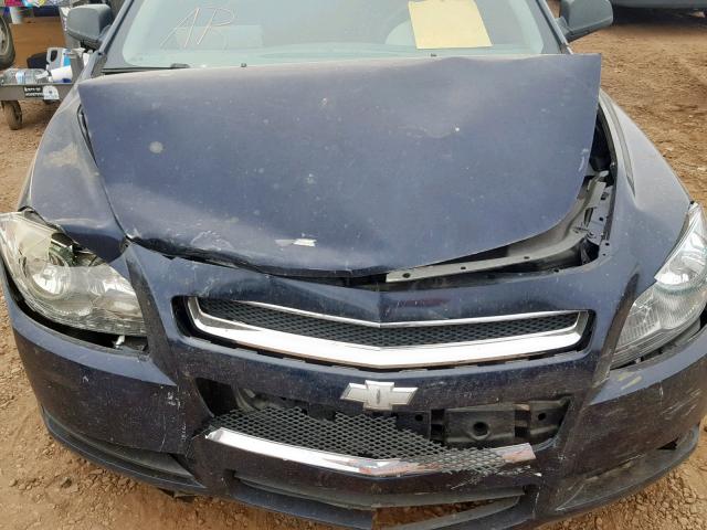 1G1ZA5EK6A4138091 - 2010 CHEVROLET MALIBU LS BLUE photo 7