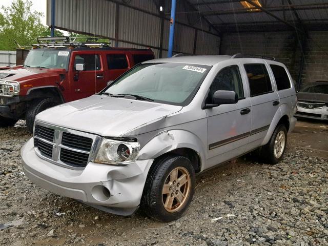 1D8HD48N58F116965 - 2008 DODGE DURANGO SL SILVER photo 2