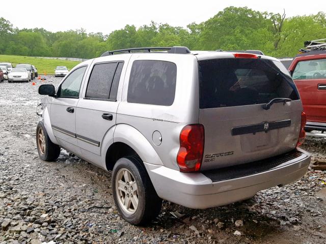 1D8HD48N58F116965 - 2008 DODGE DURANGO SL SILVER photo 3