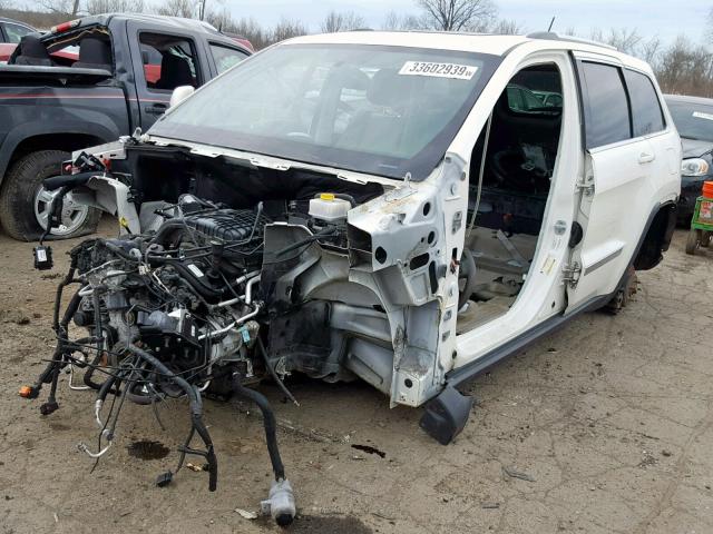 1J4RR4GG3BC655773 - 2011 JEEP GRAND CHER WHITE photo 2