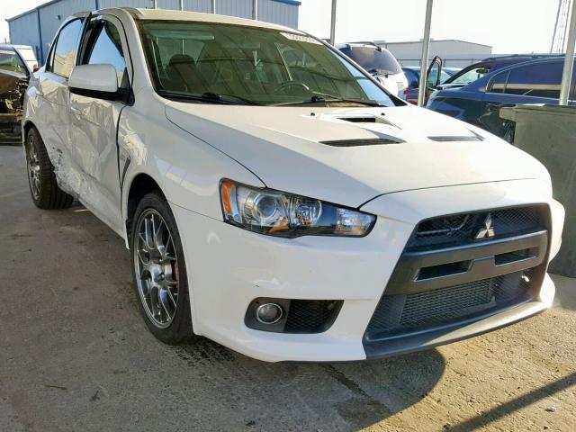 JA32W5FV2DU013031 - 2013 MITSUBISHI LANCER EVO WHITE photo 1