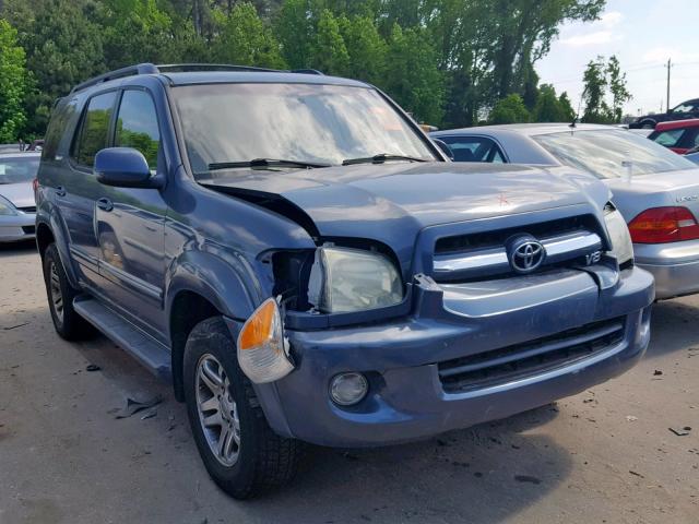 5TDBT48A25S239641 - 2005 TOYOTA SEQUOIA LI BLUE photo 1