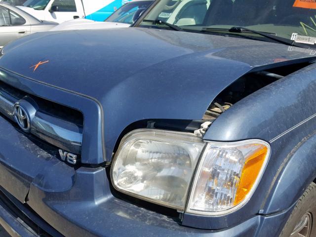 5TDBT48A25S239641 - 2005 TOYOTA SEQUOIA LI BLUE photo 10