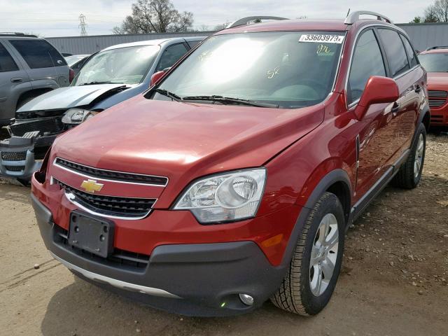 3GNAL2EKXDS611807 - 2013 CHEVROLET CAPTIVA LS 红色 照片 2