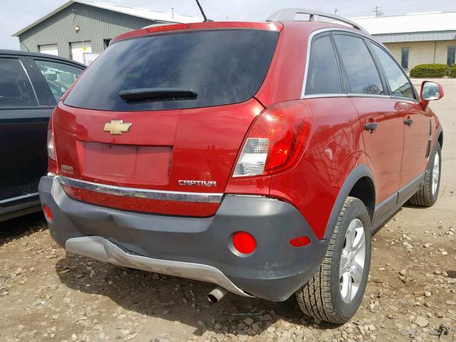 3GNAL2EKXDS611807 - 2013 CHEVROLET CAPTIVA LS 红色 照片 4