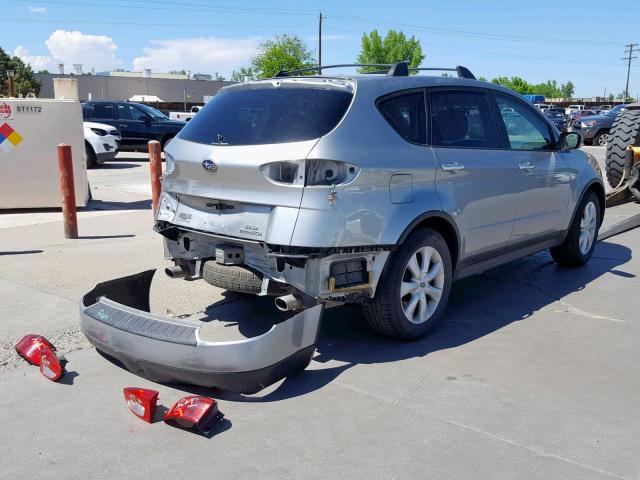 4S4WX82C364417895 - 2006 SUBARU B9 TRIBECA SILVER photo 4