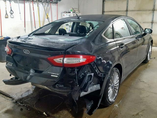 3FA6P0K92FR111861 - 2015 FORD FUSION TIT BLACK photo 4