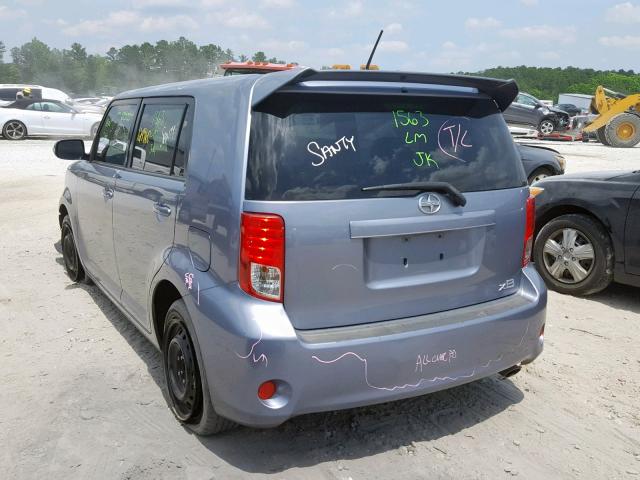 JTLZE4FE8CJ001595 - 2012 TOYOTA SCION XB Blau Foto 3