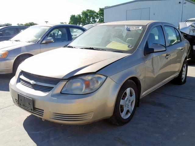 1G1AL58F387264925 - 2008 CHEVROLET COBALT LT BEIGE photo 2