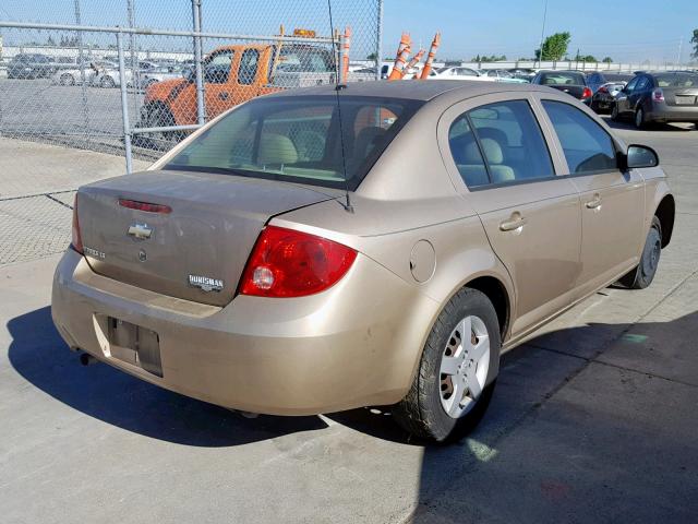 1G1AL58F387264925 - 2008 CHEVROLET COBALT LT BEIGE photo 4