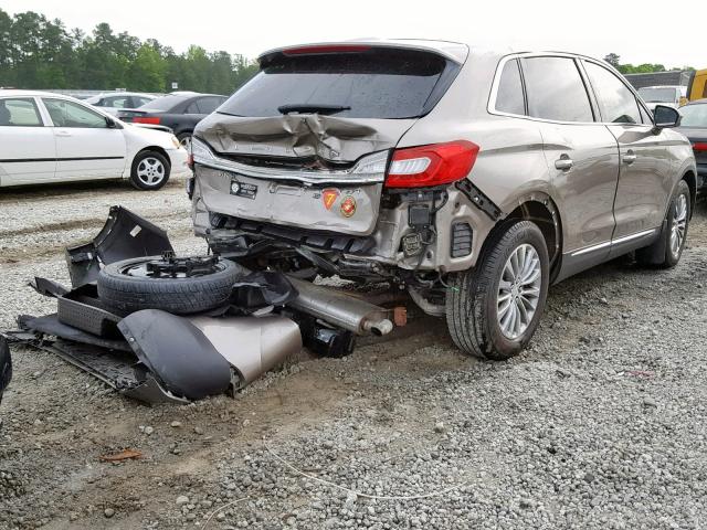 2LMPJ6KP7JBL26399 - 2018 LINCOLN MKX SELECT TAN photo 4