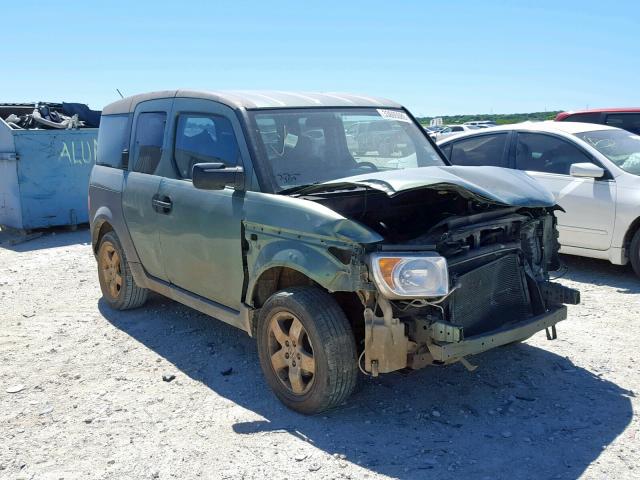 5J6YH28573L038801 - 2003 HONDA ELEMENT EX GREEN photo 1