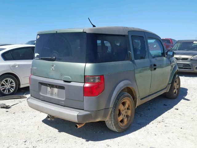 5J6YH28573L038801 - 2003 HONDA ELEMENT EX GREEN photo 4