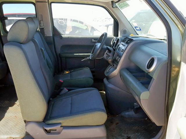 5J6YH28573L038801 - 2003 HONDA ELEMENT EX GREEN photo 5