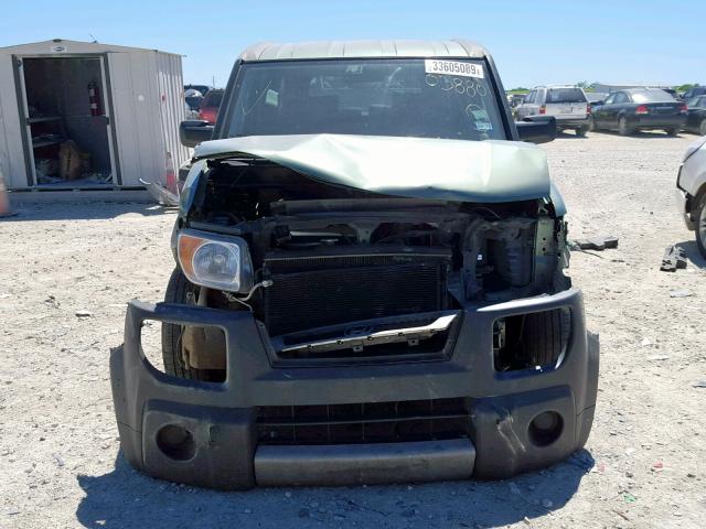 5J6YH28573L038801 - 2003 HONDA ELEMENT EX GREEN photo 9