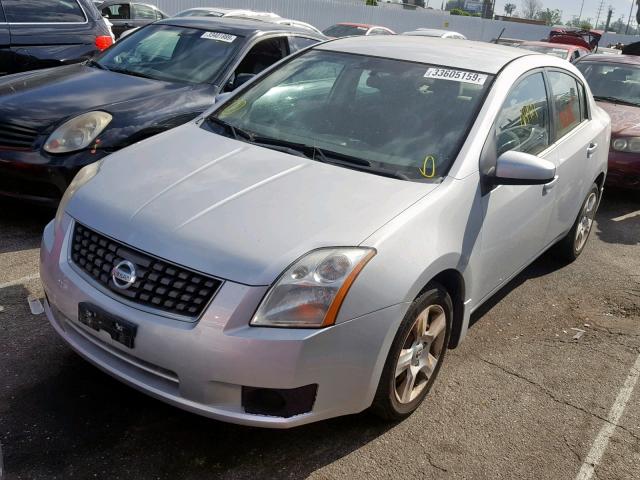 3N1AB61E97L628490 - 2007 NISSAN SENTRA 2.0 SILVER photo 2