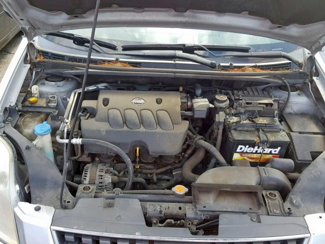 3N1AB61E97L628490 - 2007 NISSAN SENTRA 2.0 SILVER photo 7