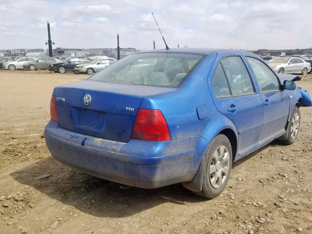 3VWSP29M92M162227 - 2002 VOLKSWAGEN JETTA GLS BLUE photo 4