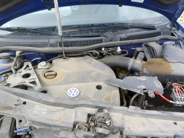 3VWSP29M92M162227 - 2002 VOLKSWAGEN JETTA GLS BLUE photo 7