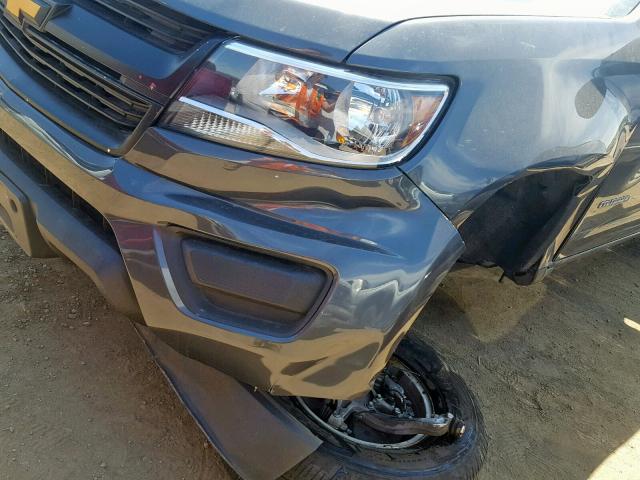 1GCGSBEA3G1352922 - 2016 CHEVROLET COLORADO GRAY photo 9