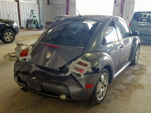 3VWFE21C73M414861 - 2003 VOLKSWAGEN NEW BEETLE ნაცრისფერი ფოტო 4