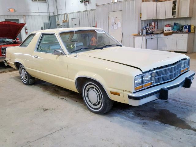 9K93T118940 - 1979 FORD FAIRMONT YELLOW photo 1