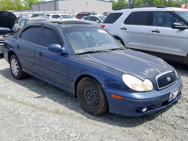 KMHWF25H35A155643 - 2005 HYUNDAI SONATA GL BLUE photo 1