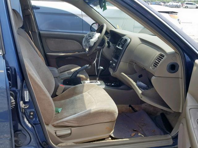 KMHWF25H35A155643 - 2005 HYUNDAI SONATA GL BLUE photo 5