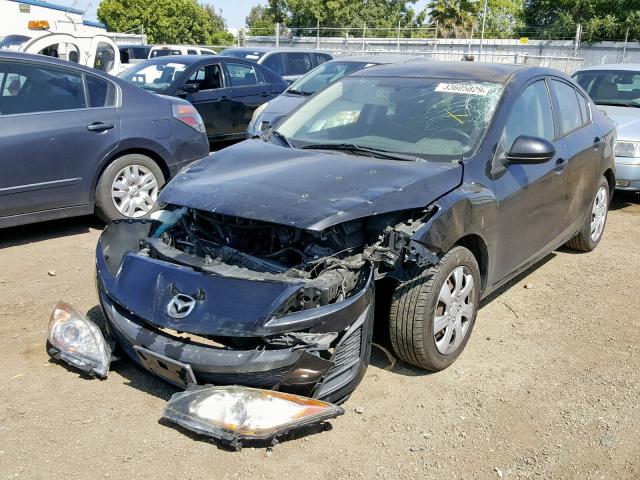 JM1BL1UF0B1493969 - 2011 MAZDA 3 I BLACK photo 2