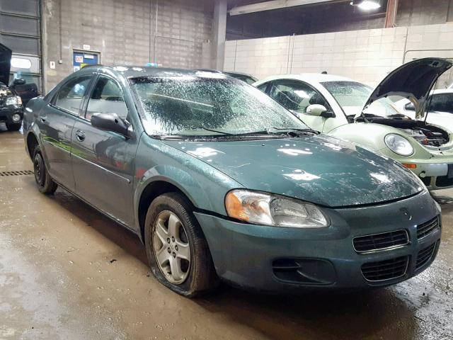 1B3EL46R22N143582 - 2002 DODGE STRATUS SE BLUE photo 1