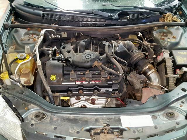 1B3EL46R22N143582 - 2002 DODGE STRATUS SE BLUE photo 7