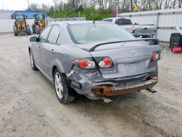 1YVHP80D975M00548 - 2007 MAZDA 6 S SILVER photo 3