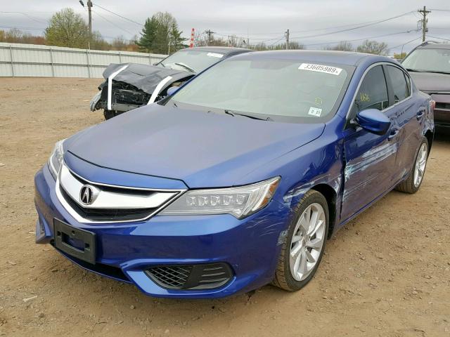 19UDE2F36JA002610 - 2018 ACURA ILX BASE BLUE photo 2