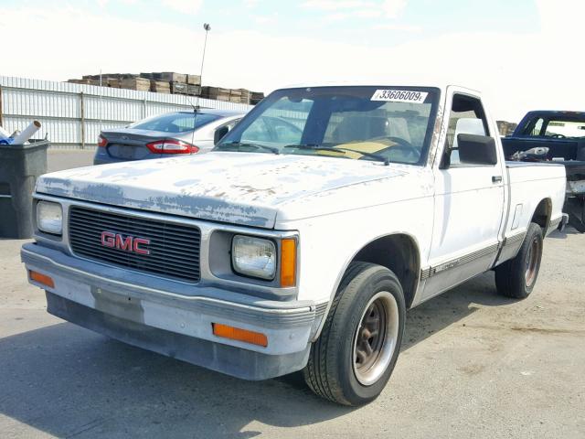 1GTCS14Z4M8543557 - 1991 GMC SONOMA WHITE photo 2