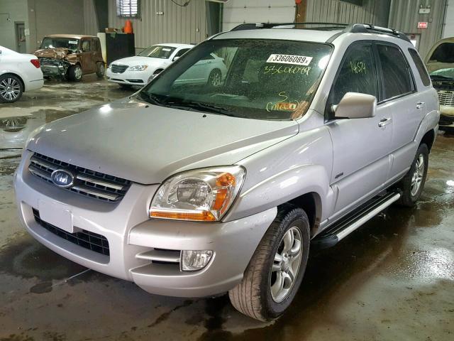 KNDJE723367208136 - 2006 KIA NEW SPORTA SILVER photo 2